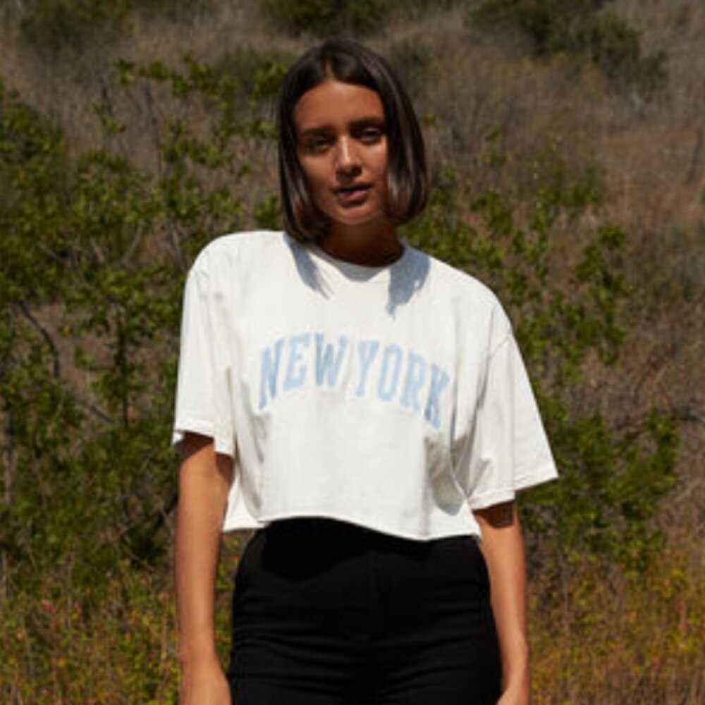 John Galt New York Cropped T-Shirt